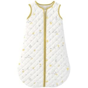 WODHOY Baby Sleep Sack with 8-Way Zipper,100% Natural Cotton